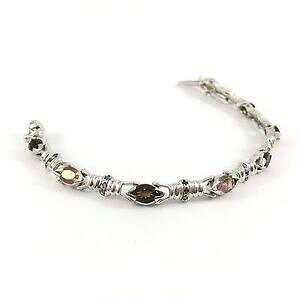 yzlbNX@NI[cejX925X^[Ogemstone quartz tennis bracelet 925 sterling silver