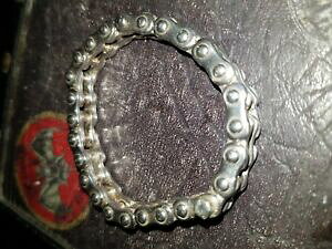 �y���������z�l�b�N���X�@���[�^�[�o�C�N�`�F�[���{���gsilver motorbike chain bracelet, hand made with bolt fastening