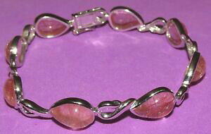 yzlbNX@zCgS[h}``CuXbgsecondhand 9ct white gold multi rutilated quartz line bracelet 19cm