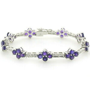 yzlbNX@X^[OAWXgamethyst bracelet in sterling silver