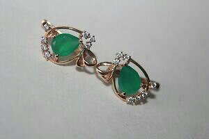 �y���������z�l�b�N���X�@14k585gold���V�A�C�A�����O14k 585 gold russian earrings