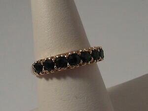 yzlbNX@41h9ctTt@CAG^jeB[O41h ladies 9ct gold sapphire half eternity ring