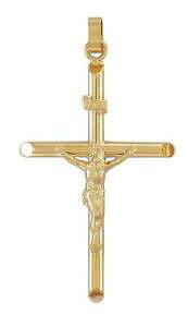 �y���������z�l�b�N���X�@9ct gold 63x40mm round tube crucifix jesus oncross rosary pendant gift box9ct gold 63x40mm round tube crucifix jesus on c