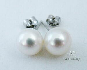 �y���������z�l�b�N���X�@hs10mm�s�A�X�C�������O14k�z���C�g�S�[���h�g�b�vhs round south sea cultured pearl 10mm stud earrings 14k white gold top grading