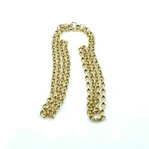 yzlbNX@9ctCF[S[h20dJbgx`[`F[ v[e[V9ct yellow gold 20inch dcut belcher chain hallmarked presentation boxed