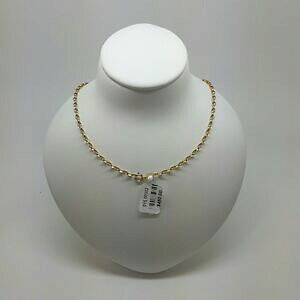 �y���������z�l�b�N���X�@�\���b�h�S�[���h�`�F�[���g���[�X�h��miran 150302 solid gold chain 9ct oval trace 60cm 44g rrp 480