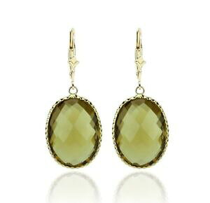 yzlbNX@14kCF[S[hRjbNgp[YCAOoval shaped gemstone earrings with cognac topaz in 14k yellow gold