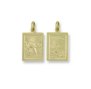 yzlbNX@CG[S[hZgNXgt@[y_gyellow gold rectangular shaped st christopher pendant 28mm