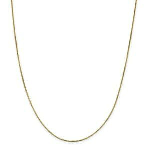 yzlbNX@14kCF[S[h095mm\bh{bNX`F[wuX^[143014k yellow gold 095mm solid box chain w lobster clasp 14 30