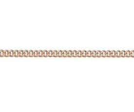 【送料無料】ネックレス　9ctローズファイル7519cm9ct gold redrose filed curb 7519cm bracelet