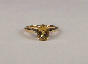 �y���������z�l�b�N���X�@�C�G���[�S�[���h�V�g���������O�T�C�Y�A�����J18ct yellow gold citrine ring uk size n us 6