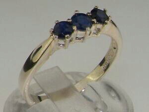 yzlbNX@z10ctzCgS[hTt@CAwomensOTCYjsolid 10ct white gold natural sapphire womens trilogy ring sizes j to z
