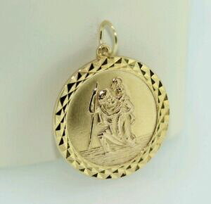 yzlbNX@CG[S[hZgNXgt@[y_g9ct yellow gold st christopher pendant