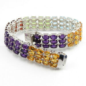 yzlbNX@citrine 925X^[Ofree express shippingcitrine 925 pure sterling silver genuine gemstone jewelry free express shipping