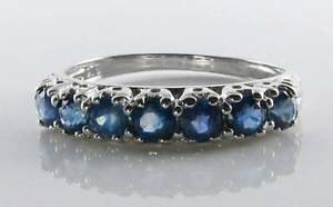 yzlbNX@classic 9ct 9kwhite gold blue sapphire art decoins eternity ring free resizeclassic 9ct 9k white gold blue sapphire art de