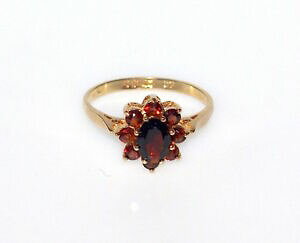 �y���������z�l�b�N���X�@9ct solid gold vintage ruby red garnet ringsize p fh made in eng work ofart9ct solid gold vintage ruby red garnet ring siz