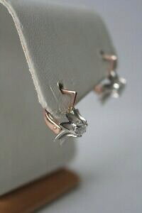 �y���������z�l�b�N���X�@14k*585*���[�Y�z���C�g���V�A�C�A�����O14k *585* rose and white gold russian earrings