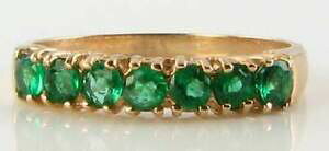 yzlbNX@kS[hGhA[fRCOt[TCYlovely 9ct 9k gold emerald half eternity art deco ins ring free resize