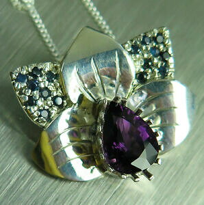 yzlbNX@XslTt@CAkCG[zCg[YS[hy_gnatural purple spinel amp; sapphires 9ct 14k 18k yellow white rose gold pendant