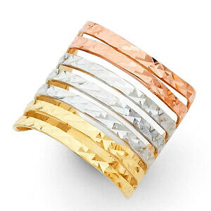 yzlbNX@14k 20mm7semanarioOanillo oro solido14k real solid tricolor gold 20 mm seven day semanario ring anillo oro solido