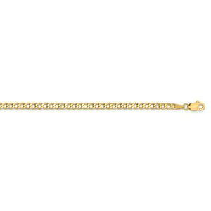 �y���������z�l�b�N���X�@14k�C�F���[�S�[���hsemi285mm�����N�`�F�[��w���u�X�^�[162814k yellow gold semi solid 285mm curb link chain w lobster clasp 16 28
