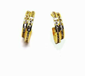 yzlbNX@yellow gold earrings 18kt circle doubleyellow gold earrings 18kt circle double