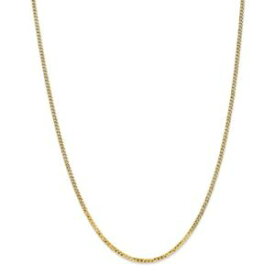 【送料無料】ネックレス　22mm14kイェローゴールドリンクチェーンwロブスター162814k yellow gold 22mm solid beveled curb link chain w lobster clasp 16 28