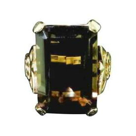 【送料無料】ネックレス　ヴィンテージゴールドスモーキークォーツリングvintage 9ct gold smokey quartz ring