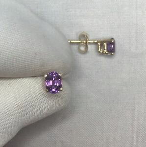 yzlbNX@X~Tt@CACAOnatural 104ct14kI[oJbgnatural 104ct vivid purple violet sapphire earring studs 14k gold oval cut