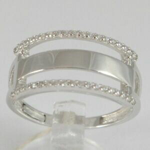 �y���������z�l�b�N���X�@white gold ring 750 18kveretta 3file with zircon cubicsquaredwhite gold ring 750 18k, veretta 3 file with zircon cubic, sq