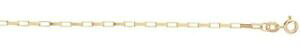 �y���������z�l�b�N���X�@1mm9ct�`�F�[��182mmx5gm9ct gold box chain length 18 2mm x 1mm wide 5gms