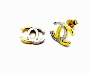 �y���������z�l�b�N���X�@gold earrings 18kt lobe fantasy fashiongold earrings 18kt lobe fantasy fashion