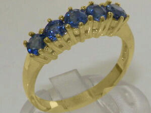 yzlbNX@z9ctCF[S[hTt@CAwomensG^jeB[OTCYj9ct yellow gold natural sapphire womens eternity ring sizes j to z
