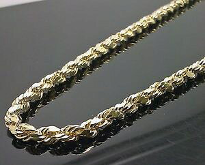�y���������z�l�b�N���X�@10k�C�F���[�S�[���h���[�v23�C���`5mm�t�����R10k10k yellow gold mens rope chain 23 inch inch 5mm franco, 10k real gold