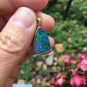 �y���������z�l�b�N���X�@�X�p�[�N5243amazing�I�[�X�g�����A�_�u���b�gopal9k�y���_���g85cts5243amazing sparking colors australia doublet opal 9k gold pendant 85cts