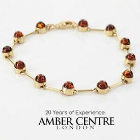 【送料無料】ネックレス　italian made baltic amber bracelet in 9ct gold gbr079 rrp475italian made baltic amber bracelet in 9ct gold gbr079 rrp475