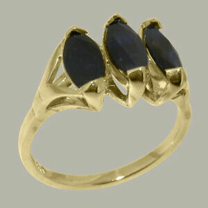 yzlbNX@\bhCG[S[hTt@CAOTCYsolid 9ct yellow gold natural sapphire womens trilogy ring sizes j to z