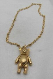 【送料無料】ネックレス　1handhallmarked sterlingarticulated teddy bear onmadechainhallmarked sterling silver articulated teddy bear on a hand made