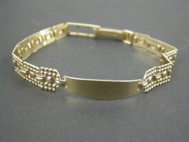【送料無料】ネックレス　vintage 9ct gold fancy link identity bracelet1973vintage 9ct gold fancy link identity bracelet 1973
