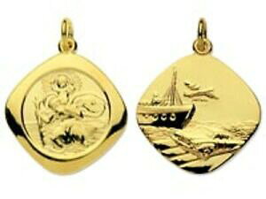 yzlbNX@v[e[V{bNX`F[S[hZgNXgt@[gents heavy 9ct gold hallmarked st christopher on curb chain in presentation box