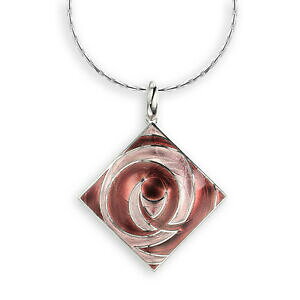 yzlbNX@X^[OAuXggy_gsNjRo[nicole barr vitreous enamel on sterling silver abstract square pendant pink