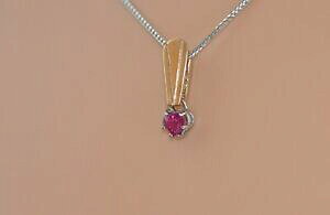 �y���������z�l�b�N���X�@���r�[�n�[�g�S�[���h�y���_���g�r���e�[�W1ct ruby heart 9ct gold pendant vintage hallmarked
