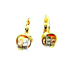 �y���������z�l�b�N���X�@�C�A�����O18kt 7501000�X���[��balls tricolori�z�b�Nearwiregold earrings 18kt 7501000 small balls tricolori a hook earwire