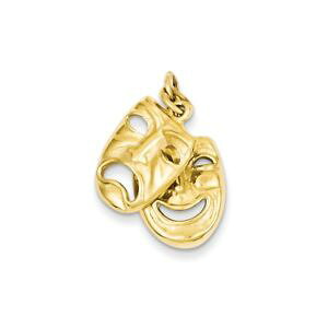 yzlbNX@CG[S[hh}VA^[RfB14k yellow gold arts polished drama theater comedytragedy charm