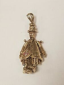 yzlbNX@y_g1 enticing 9ct clown gemstone pendant with british hallmark
