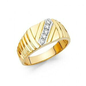 yzlbNX@ejrg146914kCF[S[hcz14k yellow gold cz ring for men ejrg1469