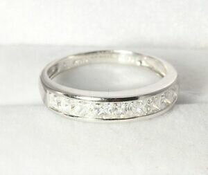 yzlbNX@v`ivZXJbgOplatinum half eternity princess cut ring 050ct