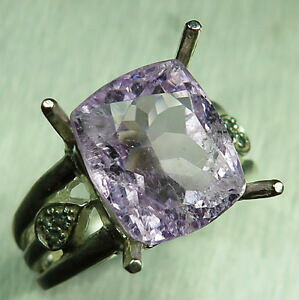 yzlbNX@835ctsNNc@Cg925X^[O9ct 14k18kv`i835ct natural pink kunzite 925 sterling silver 9ct 14k 18k gold platinum ring