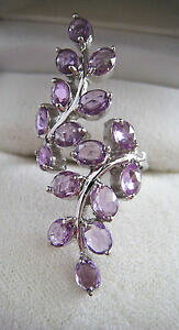 yzlbNX@{bNXzCgS[hZCTt@CAOTCY with box 9ct white gold ceylon purple sapphire ring size l hallmarked