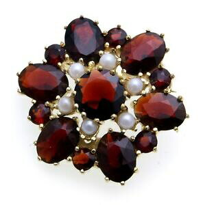 yzlbNX@u[`S[hK[lbgu[`brooch m granat cultured pearls gold 333 garnet brooch 39153grzp